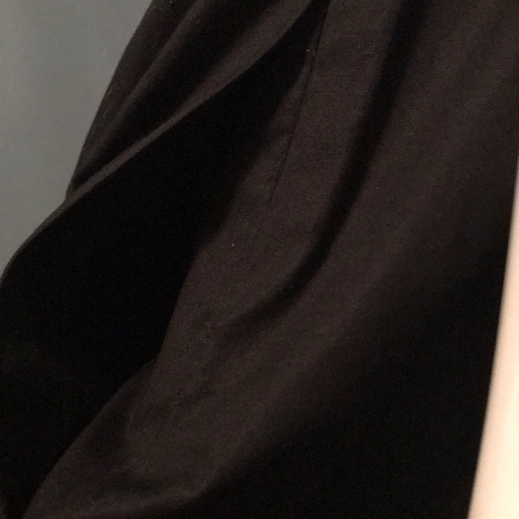 Shoshanna Black Button Ruffle Front LBD size 8 - Picture 6 of 6